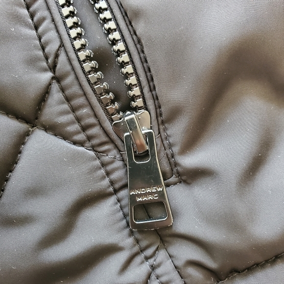 Andrew Marc Black Quilted Vest - Picture 3 of 6